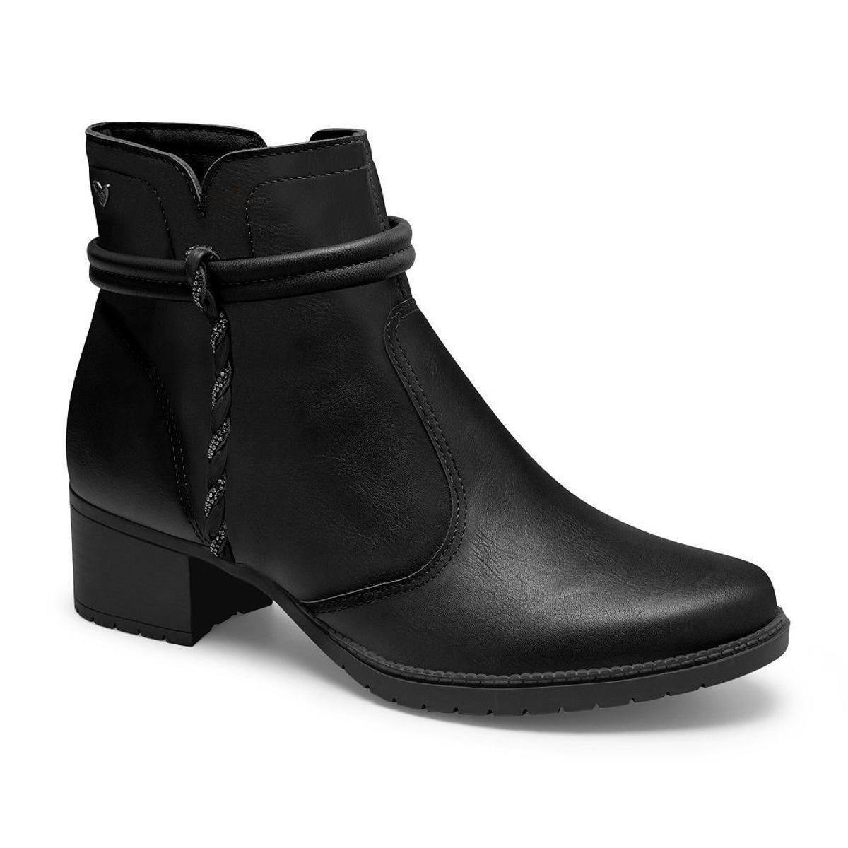 Bota Feminina Cano Curto Mississipi MC803 Menor preço em Bota Feminina Cano Curto Mississipi MC803