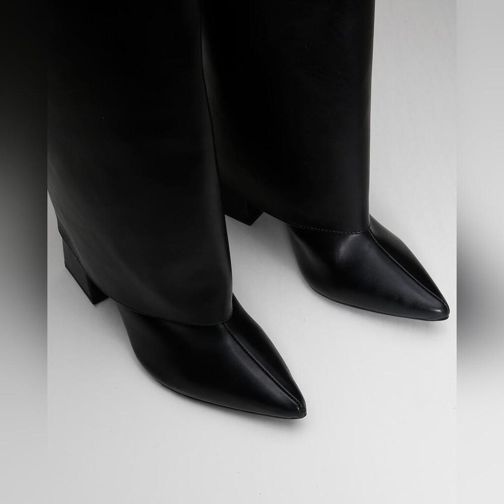 Bota Feminina Capa 2 em 1 Salto Bloco