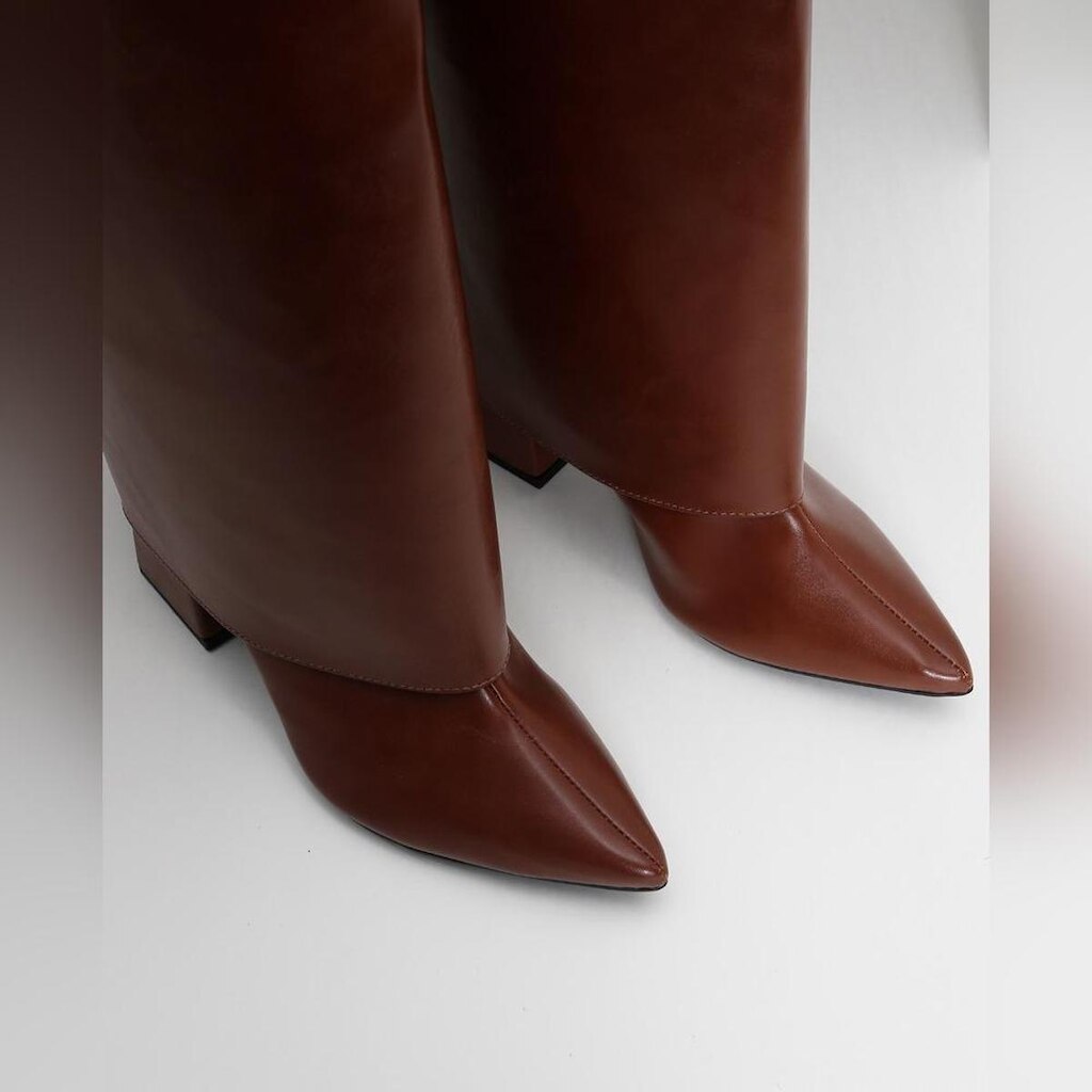 Bota Feminina Capa 2 em 1 Salto Bloco