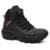 Bota Feminina CATPRO Couro Legitimo Macio Resistente Leve Trilhas Cano Médio Coturno Feminino Preto - Preto