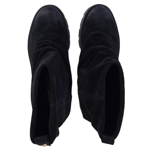 Bota Feminina Cecconello Cano Baixo Tratorada Preta - 2622