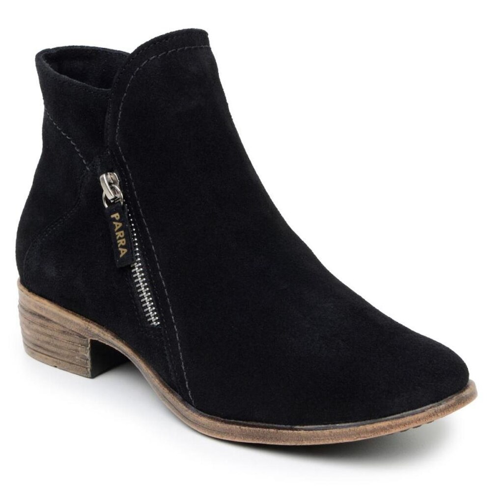 Bota Feminina Chelsea Camurça Macia Confortável Leve Fashion Preto