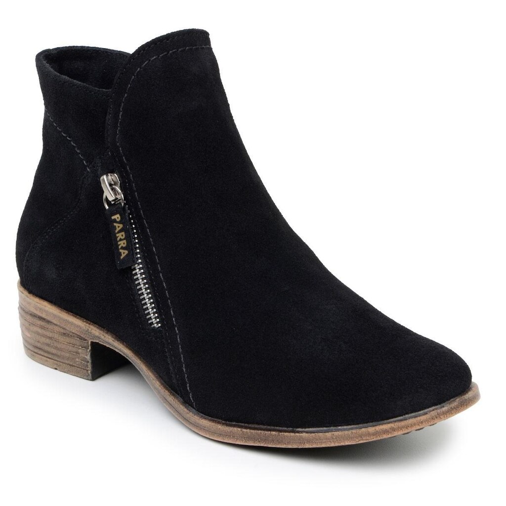 Bota Feminina Chelsea Cano Curto Couro Legítimo Com Ziper Original