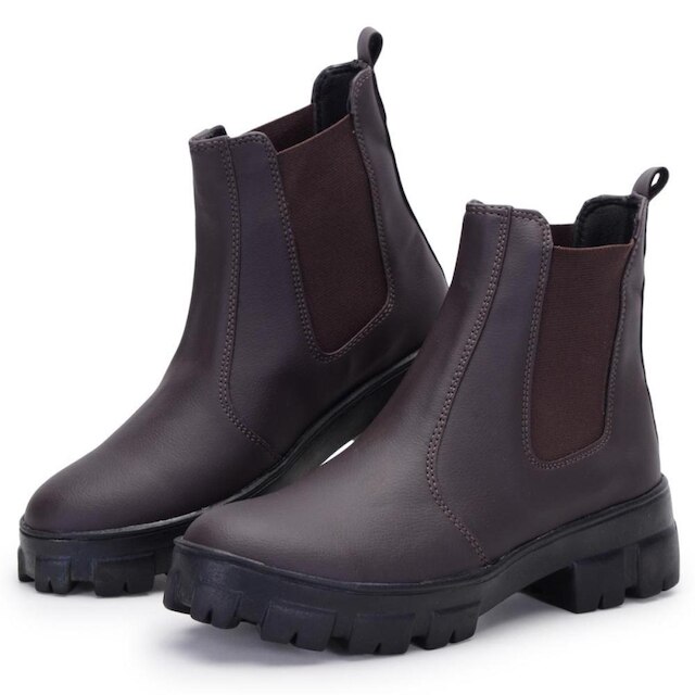 Bota Feminina Chelsea Tratorada Peccato NS Troia
