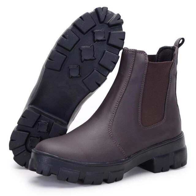 Bota Feminina Chelsea Tratorada Peccato NS Troia