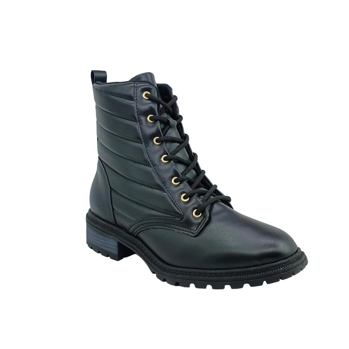 Bota Feminina Coturno Ortopédica UltraConforto Modare 7074103 - Preto Menor preço em Bota Feminina Coturno Ortopédica UltraConforto Modare 7074103 - Preto