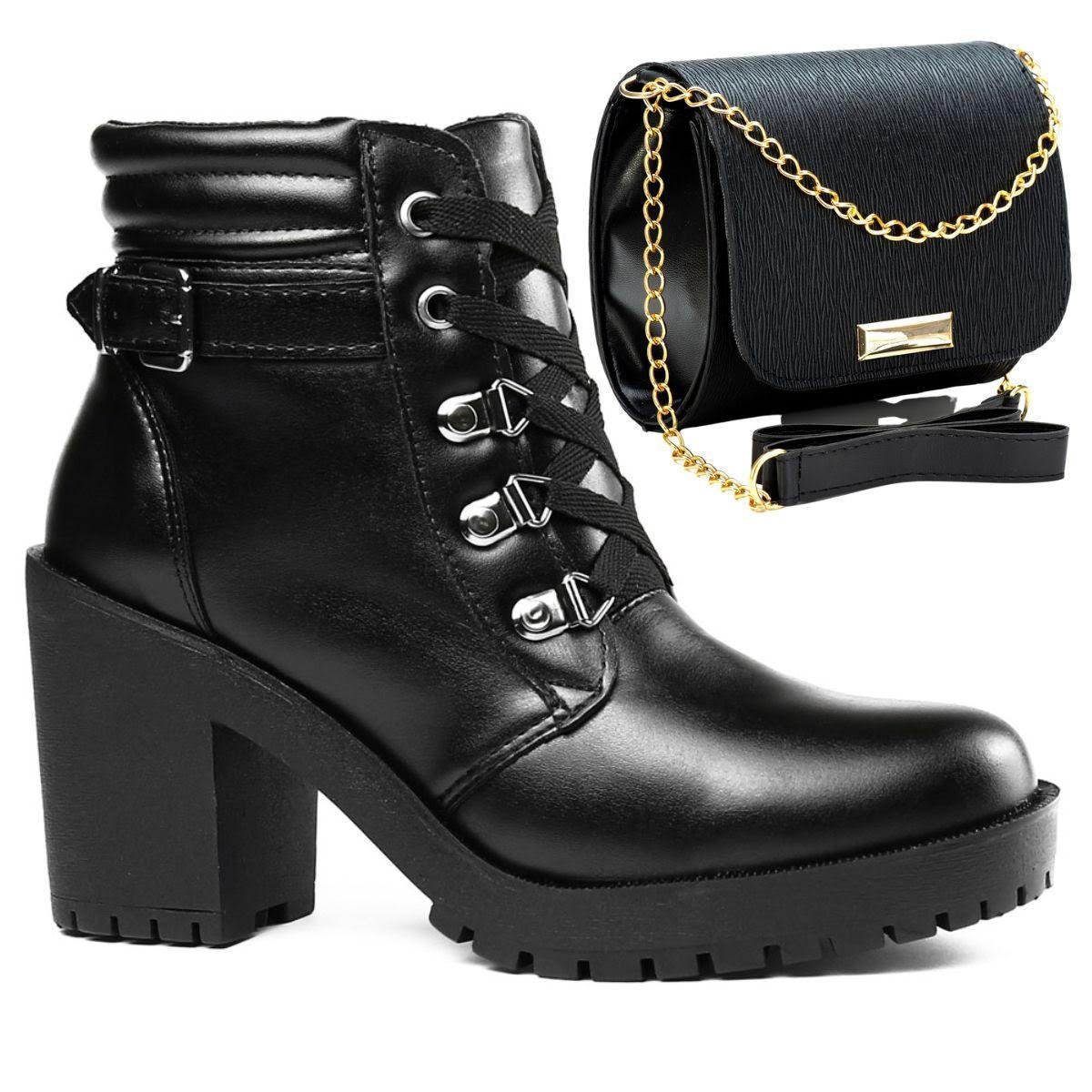 Bolsa Cg83029 Preto Donatella Shoes Compre Online Zattini