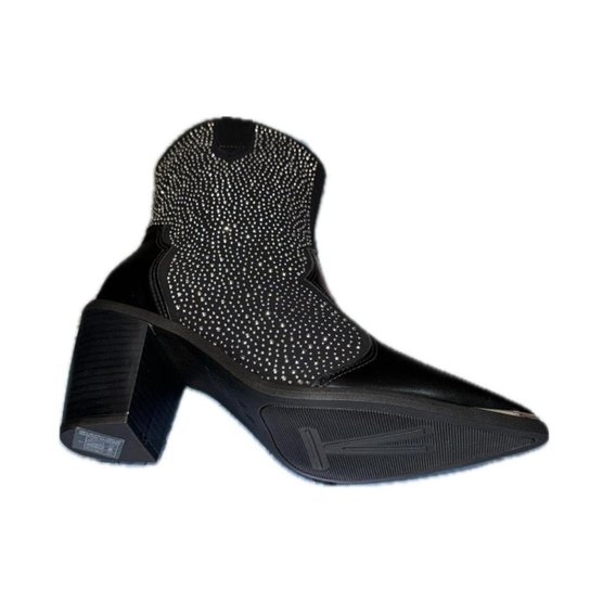 Bota Feminina Country Bico Fino Cano Curto Vizzano