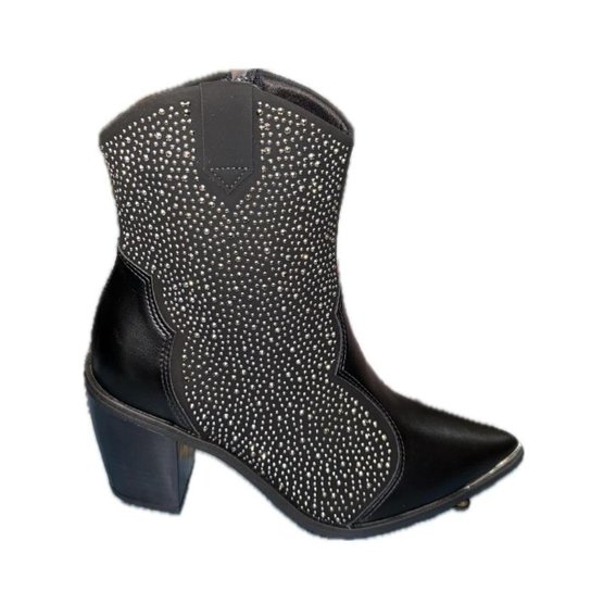 Bota Feminina Country Bico Fino Cano Curto Vizzano