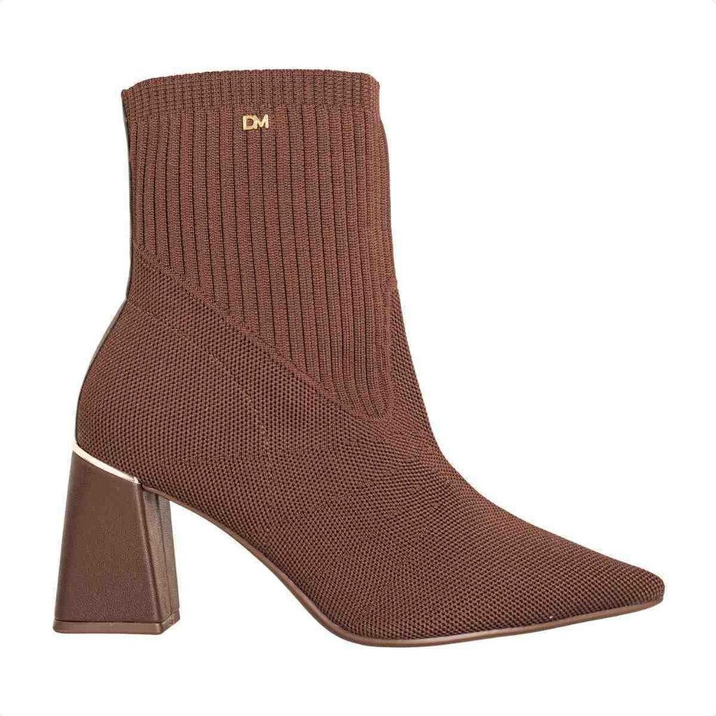 BOTA FEMININA DM EM NAPA SOHO COM SALTO BLOCO ALTO EXPRESSO