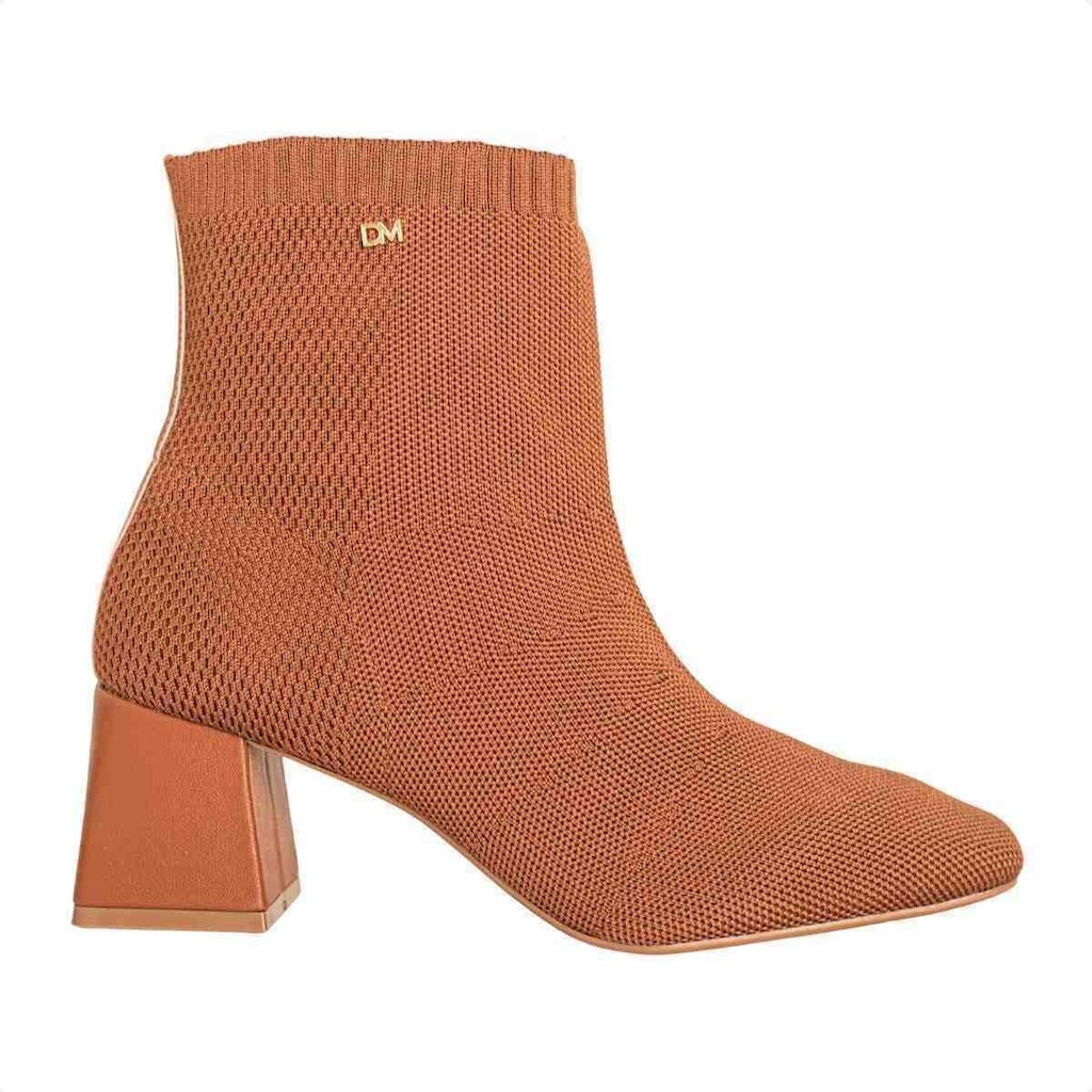BOTA FEMININA DM MEIA COM SALTO BLOCO MÉDIO TIRAMISSU