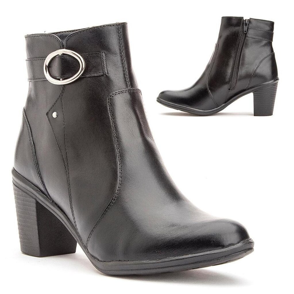 Bota Feminina Elegante Preta Ideal Para o Dia a Dia