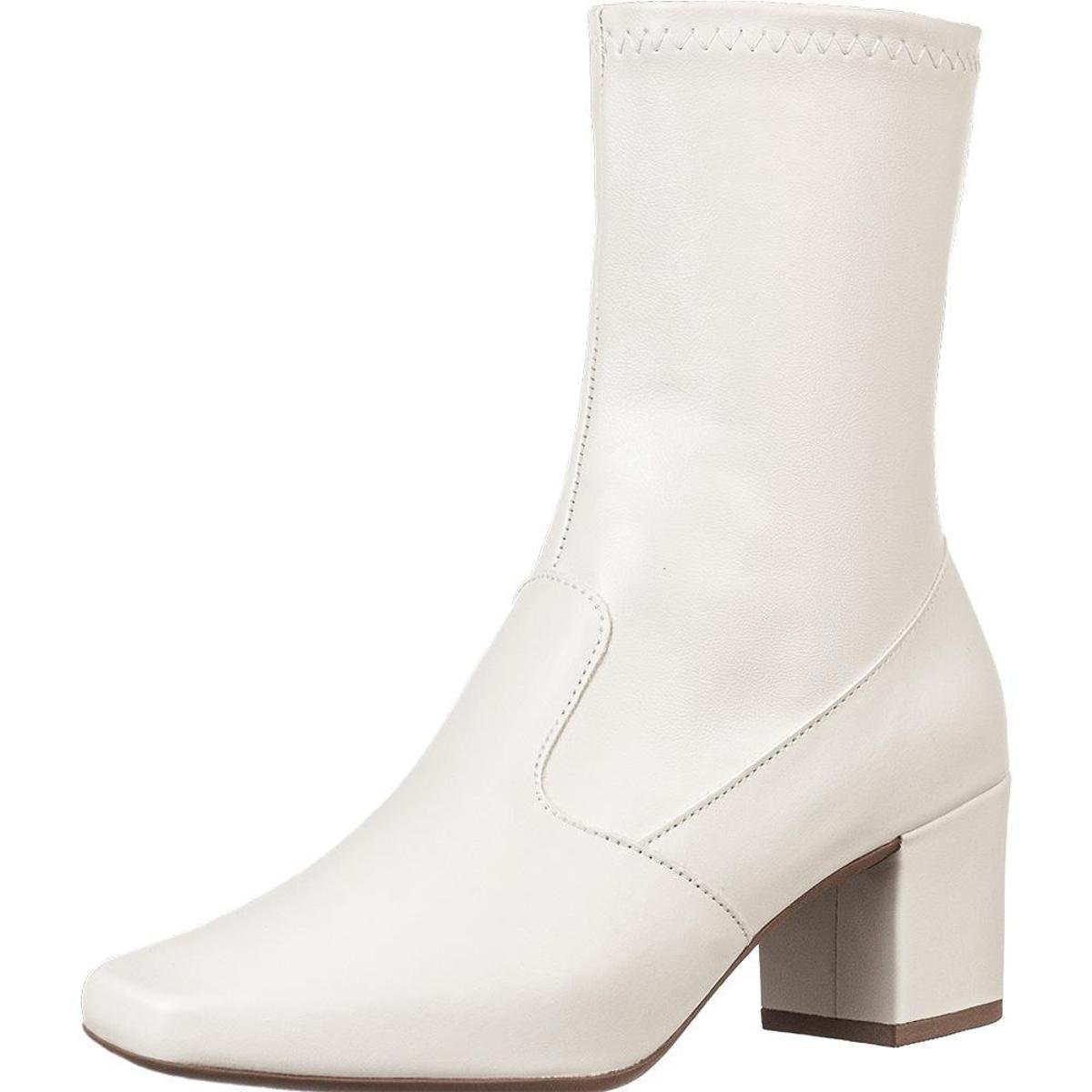 Bota Feminina GiGiL Bico Fino Zíper Stretch Menor preço em Bota Feminina GiGiL Bico Fino Zíper Stretch