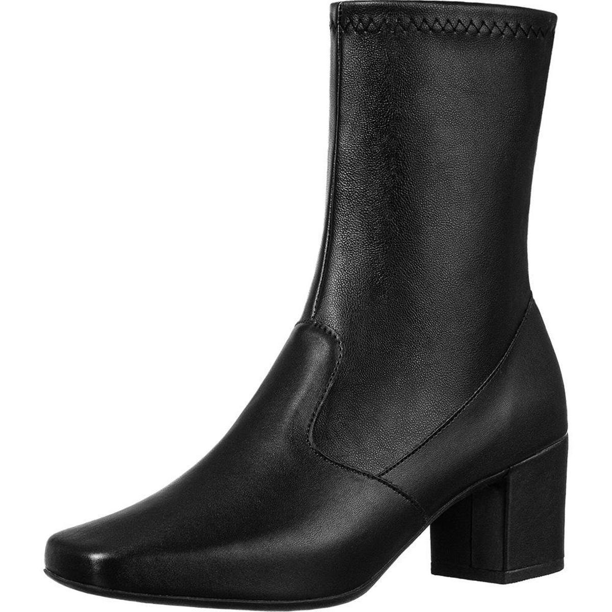Bota Feminina GiGiL Bico Fino Zíper Stretch Menor preço em Bota Feminina GiGiL Bico Fino Zíper Stretch