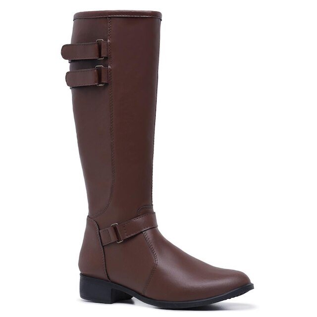 Bota Feminina Gmm Shoes Cano Alto Montaria Leve Confortável