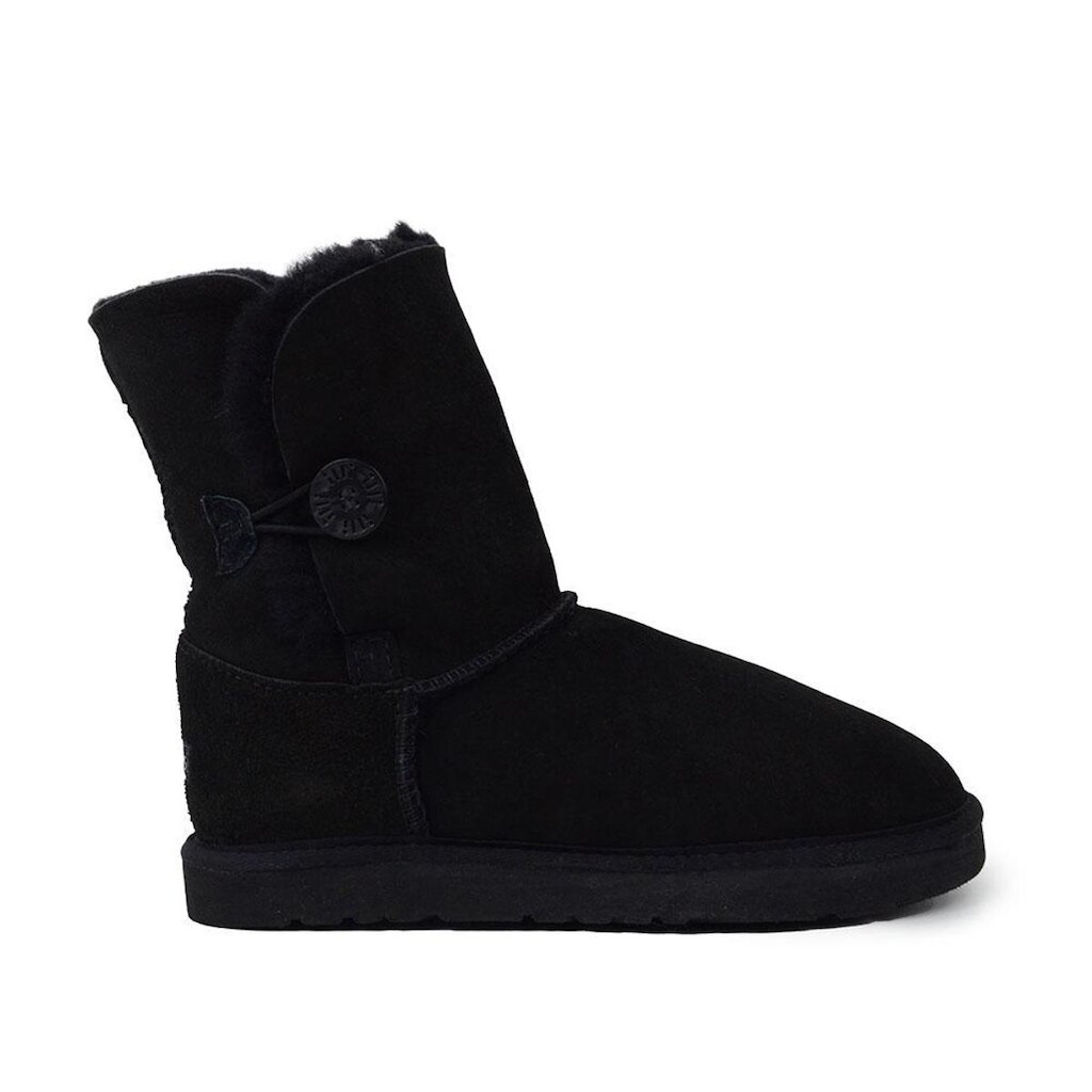 Bota Feminina Illi Boots Pele Ovina II Preta - 1005