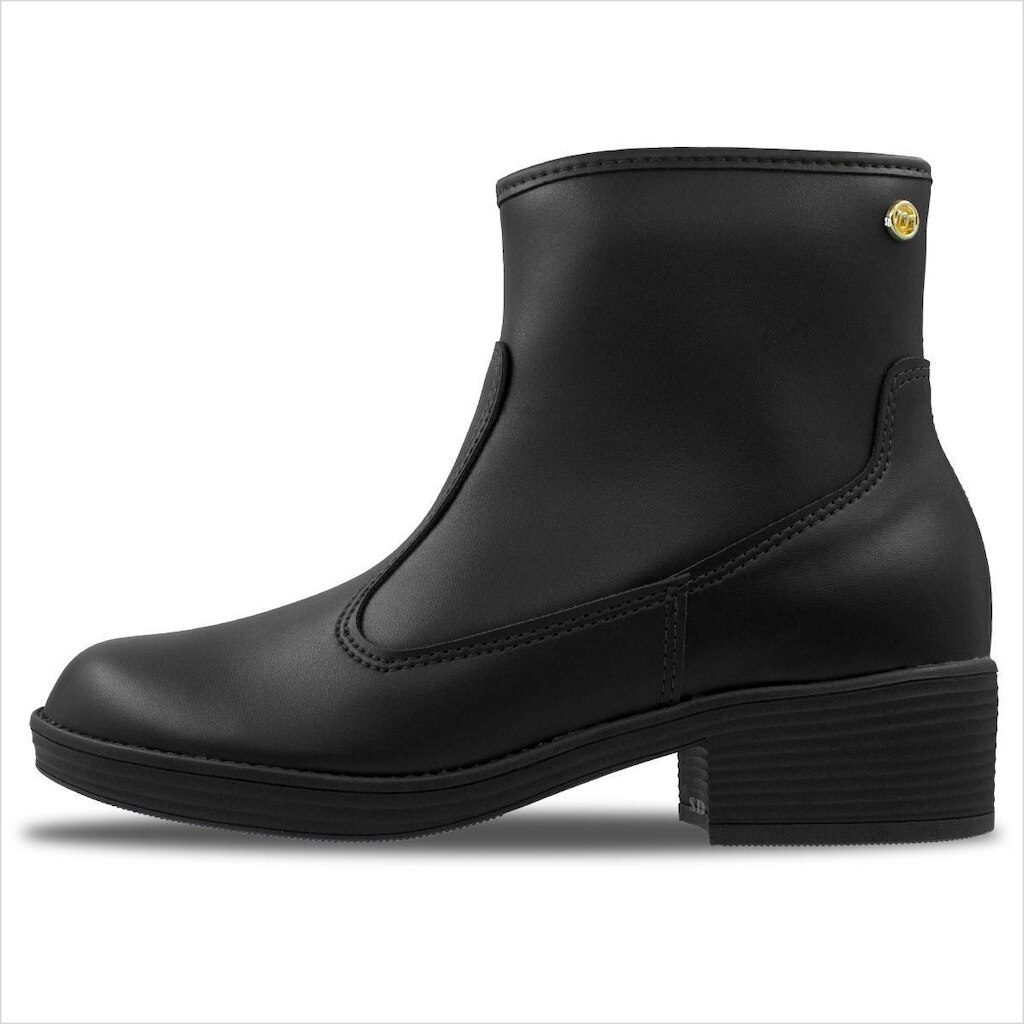 Bota Feminina Moleca Cano Curto Salto Baixo