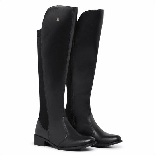 Bota Feminina Montaria Over Cano Longo Neoprene Myrol Outlet