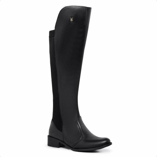 Bota Feminina Montaria Over Cano Longo Neoprene Myrol Outlet