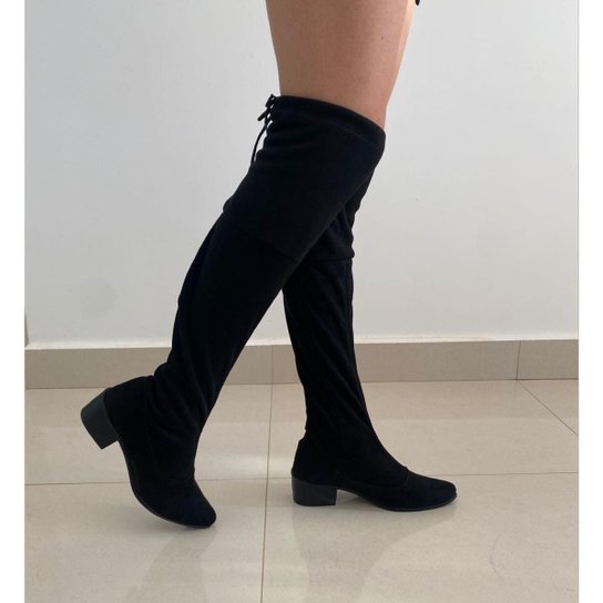Bota Cano Longo Bota Pra Cima Do Joelho Sem Salto Bota Feminina