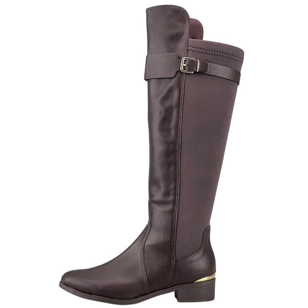 Bota Feminina Over The Knee Cano Alto Leve Montaria Bebece