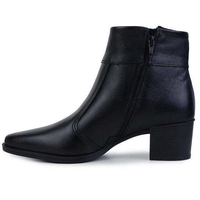 Bota Feminina Pegada Couro Frontier Preto - 280512-05