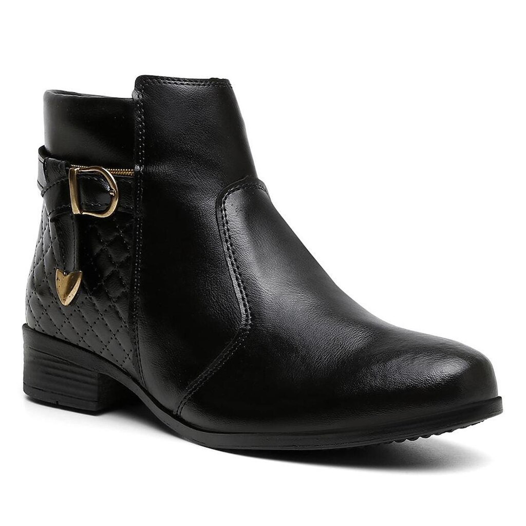 Bota Feminina Preta Coturno Feminino Botinha Feminina Bota Feminina Cano Curto Exclusiva