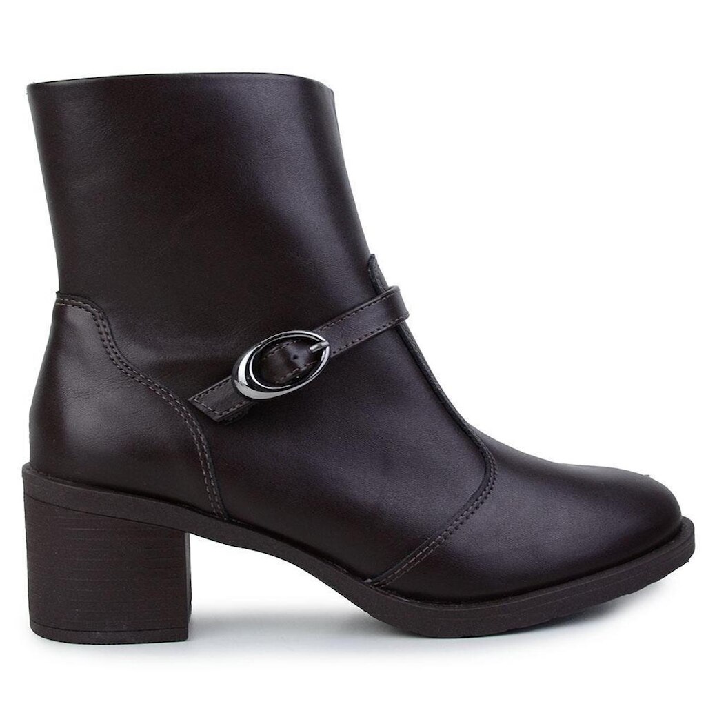 Bota Feminina Sua Cia Cano Curto Marrom - 8438.16482