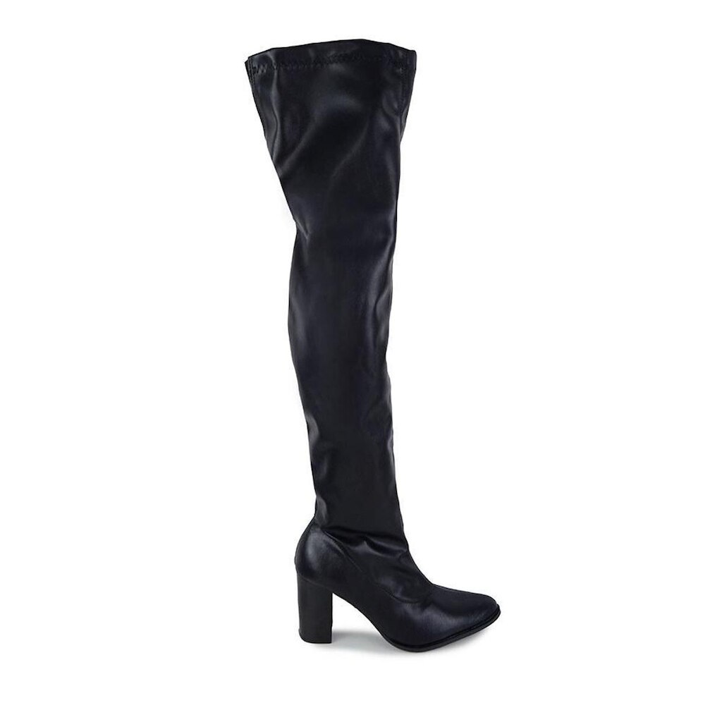 Bota Feminina Suzana Santo Cano Longo Strech Preta - 4436