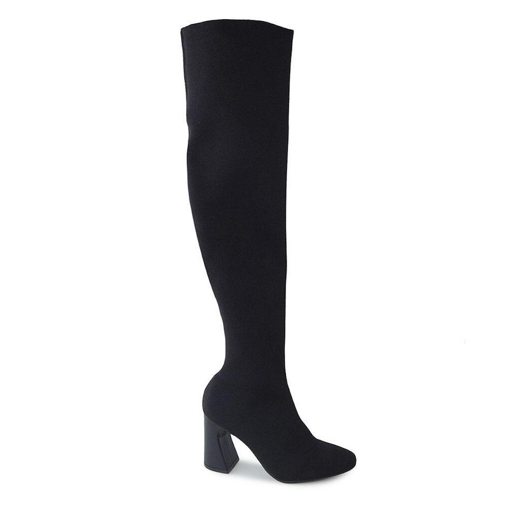 Bota Feminina Suzana Santos CL Kneet Preto - 4274