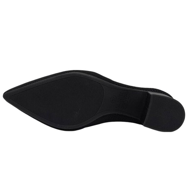 Bota Feminina Tecido Conforto Salto Bloco Elegante Cacci
