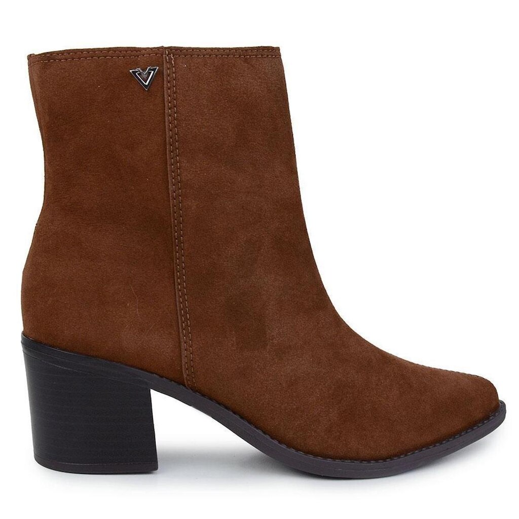 Bota Feminina Via Marte Camurça Marrom - 355-001-01