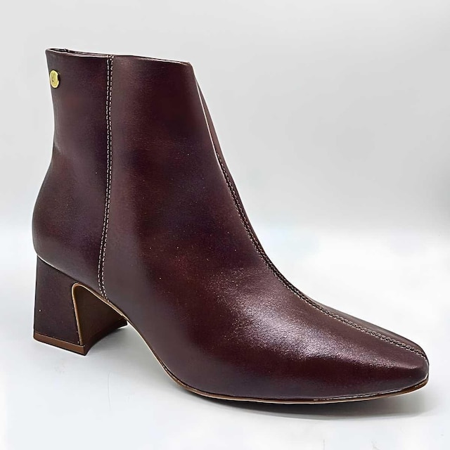 Bota Feminina Vizzano Cano Curto Casual Elegante Salto Baixo Confortável Inverno 3109.100