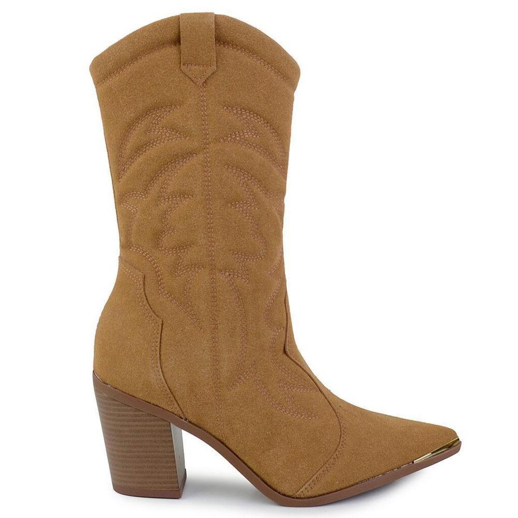 Bota Feminina Vizzano Western Marrom Caramelo - 3113.101
