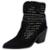 Bota Feminina Western Country Strass Boho Conforto Cacci - Preto