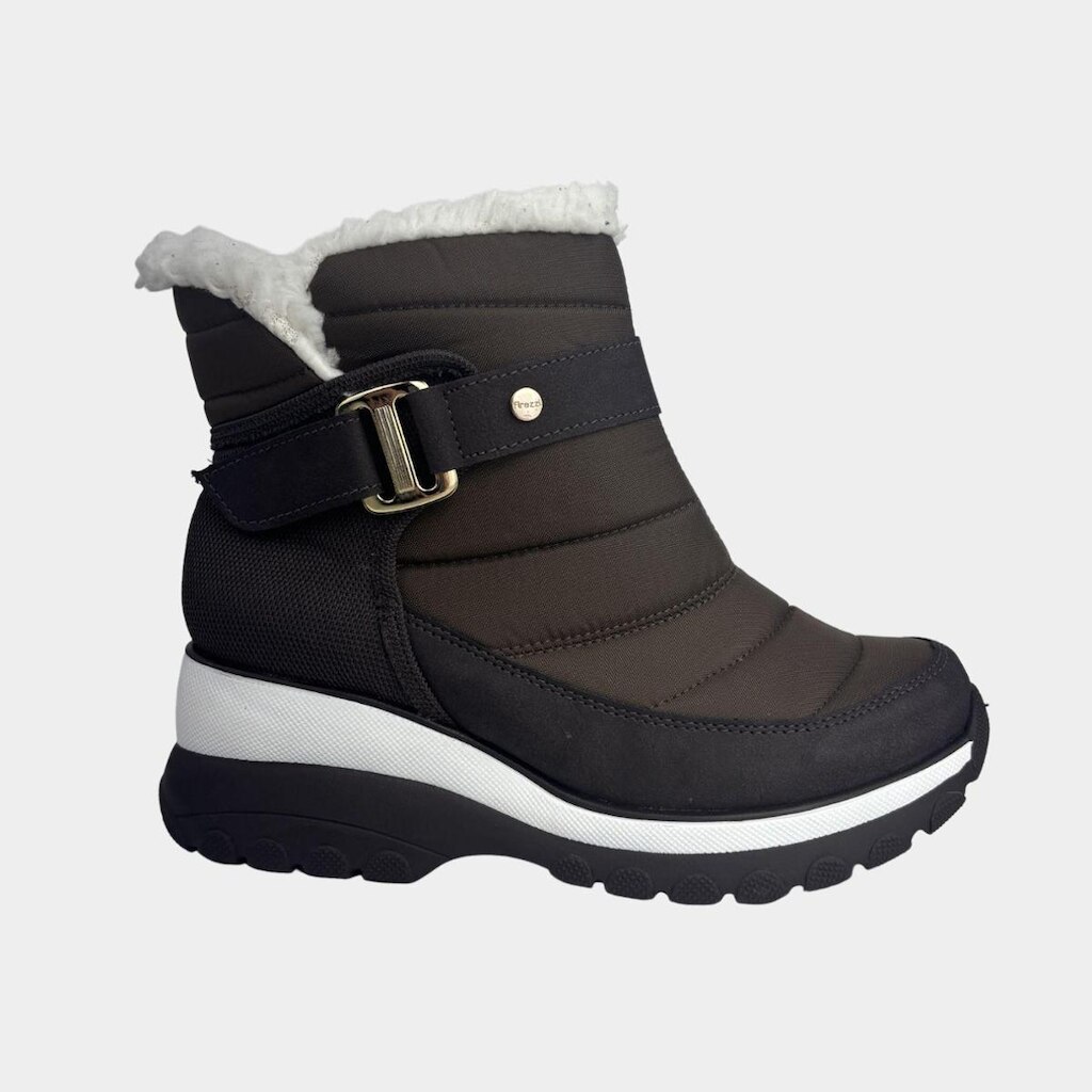 Bota Feminina Zamara Forrada com Lã Nobuck e Nylon
