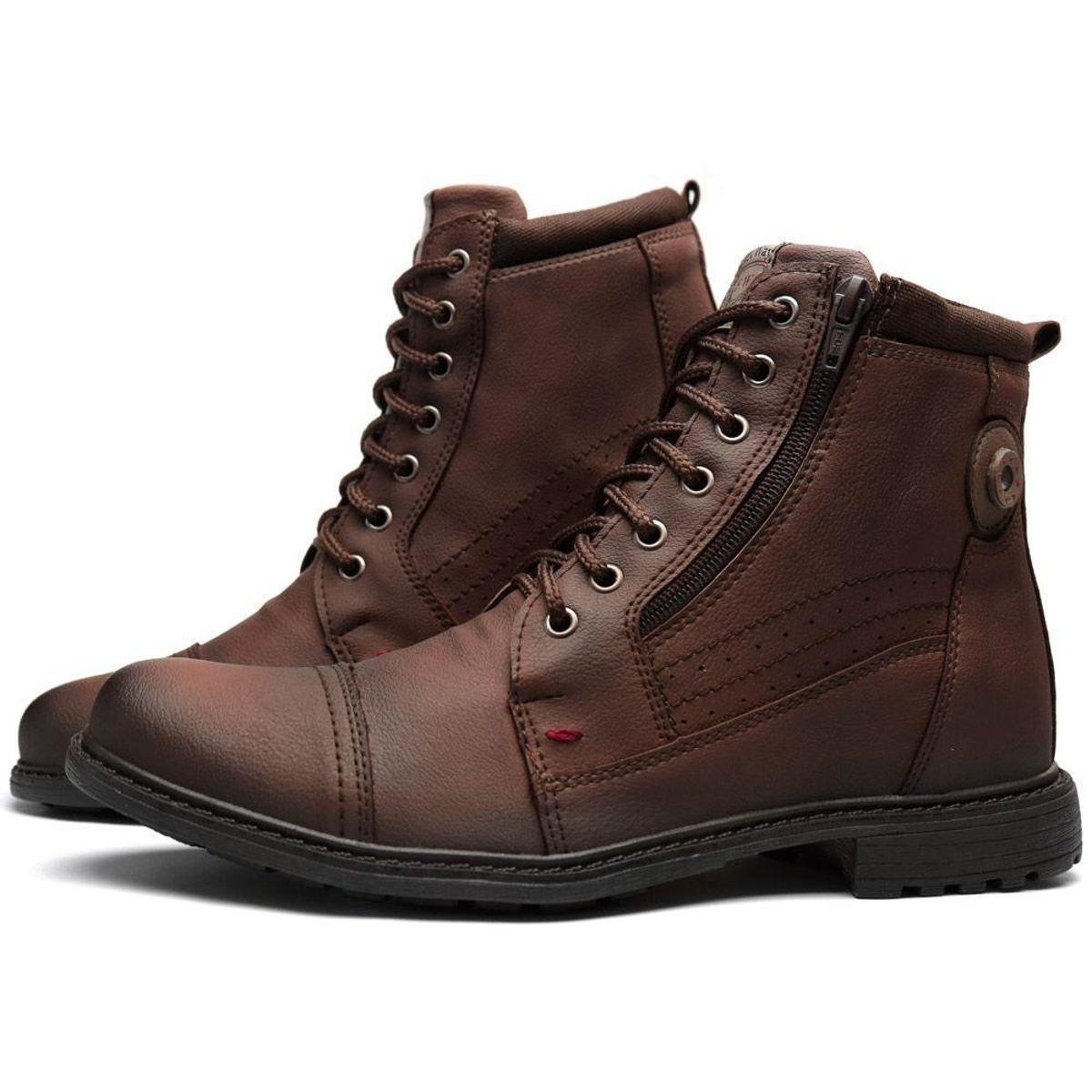 bota fort way zíper masculina