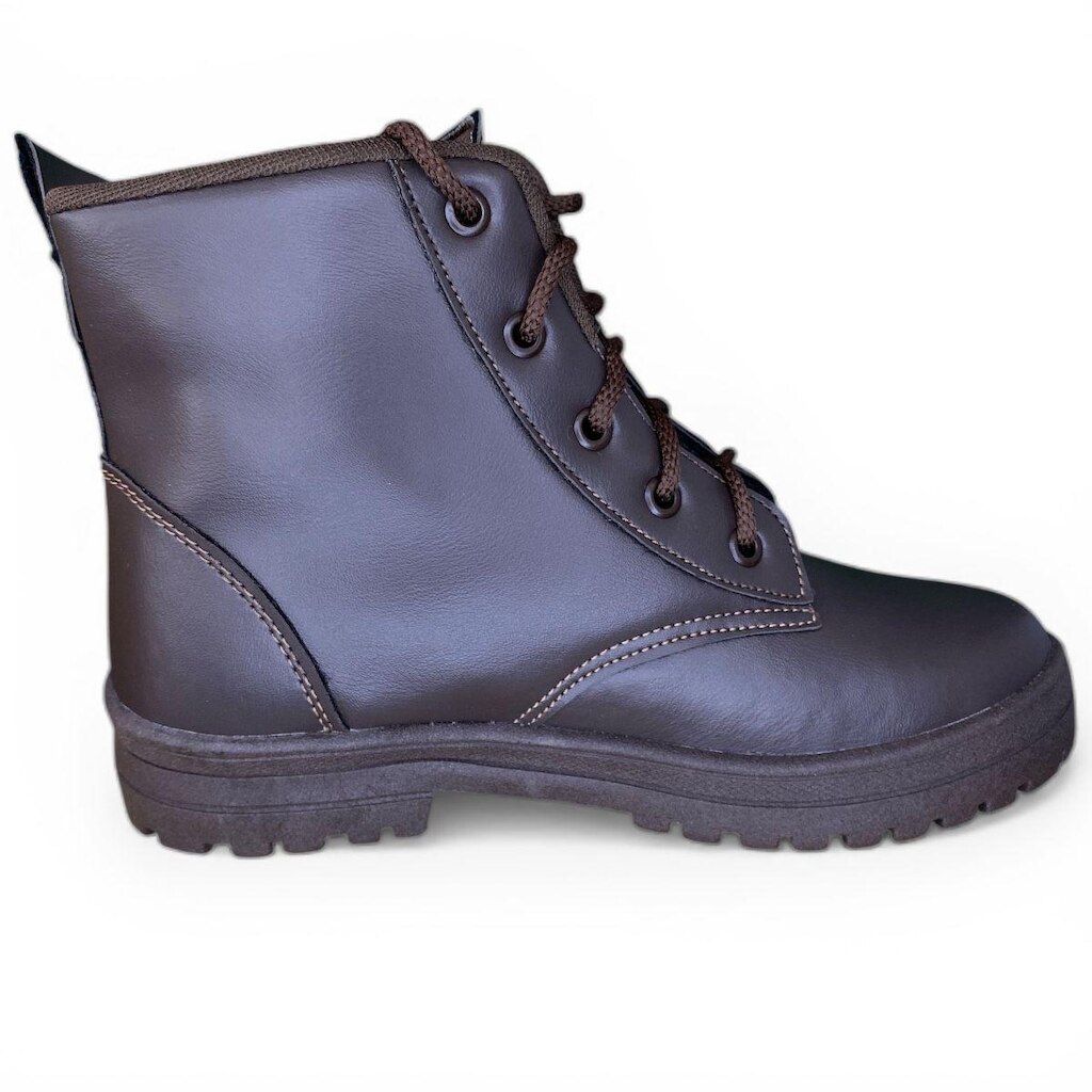 Bota Gibizinho Infantil Coturno Casual com Cadarço e Solado Tratorado