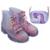 Bota Grendene Kids 23223 Barbie Powerfull - Prata