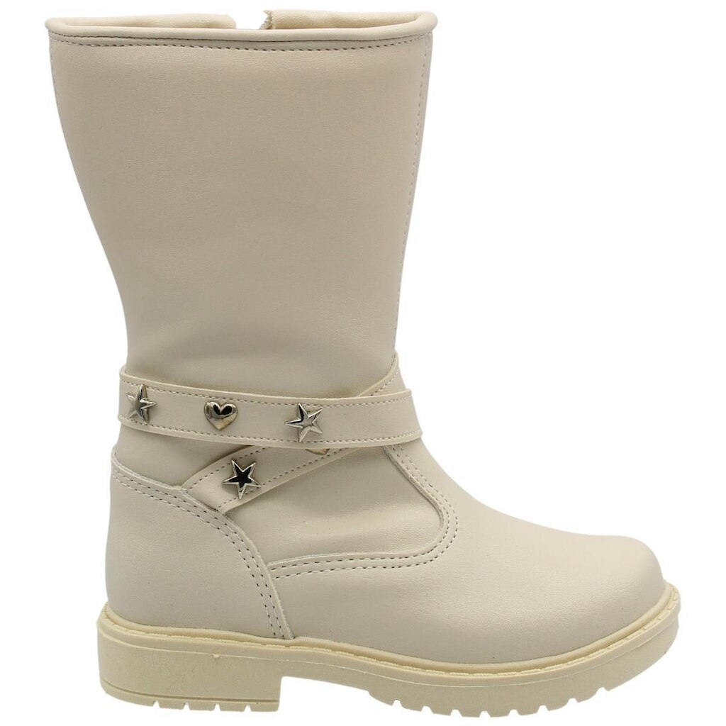 Bota Grugui Infantil Baby Cano Médio Apliques Menina