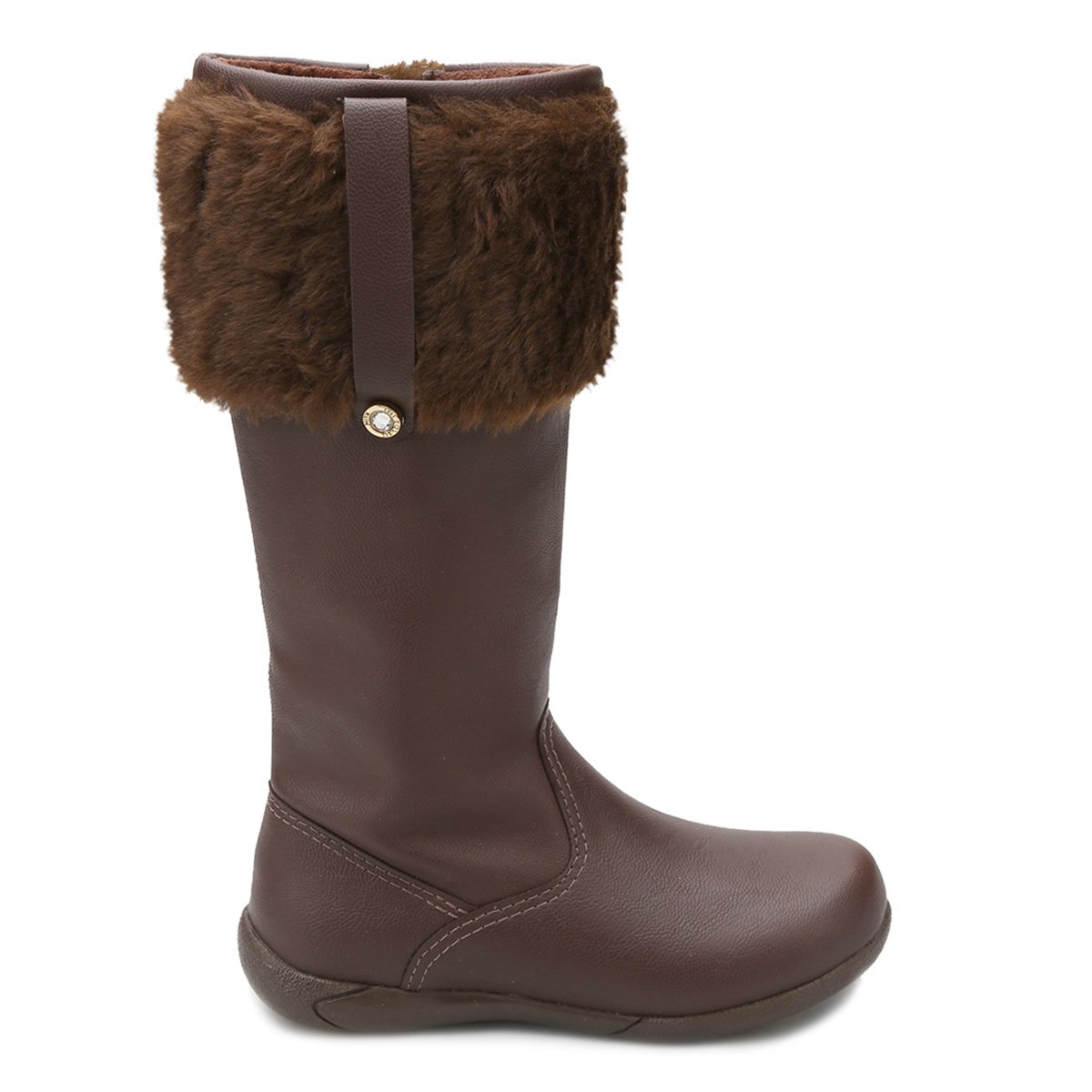 Bota Infantil Cano Alto Klin Pelo Removível Feminina - Preto | Zattini