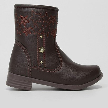 Bota Infantil Cano Curto Bella Ninna Estrela Feminina - Feminino