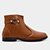 Bota Infantil Cano Curto Molekinha Menina - Caramelo