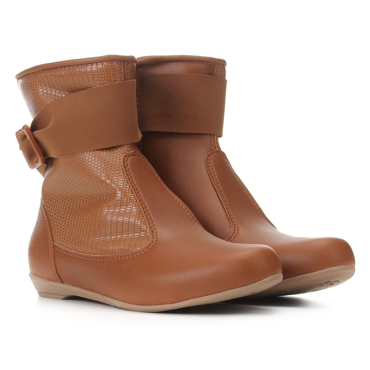 bota infantil caramelo