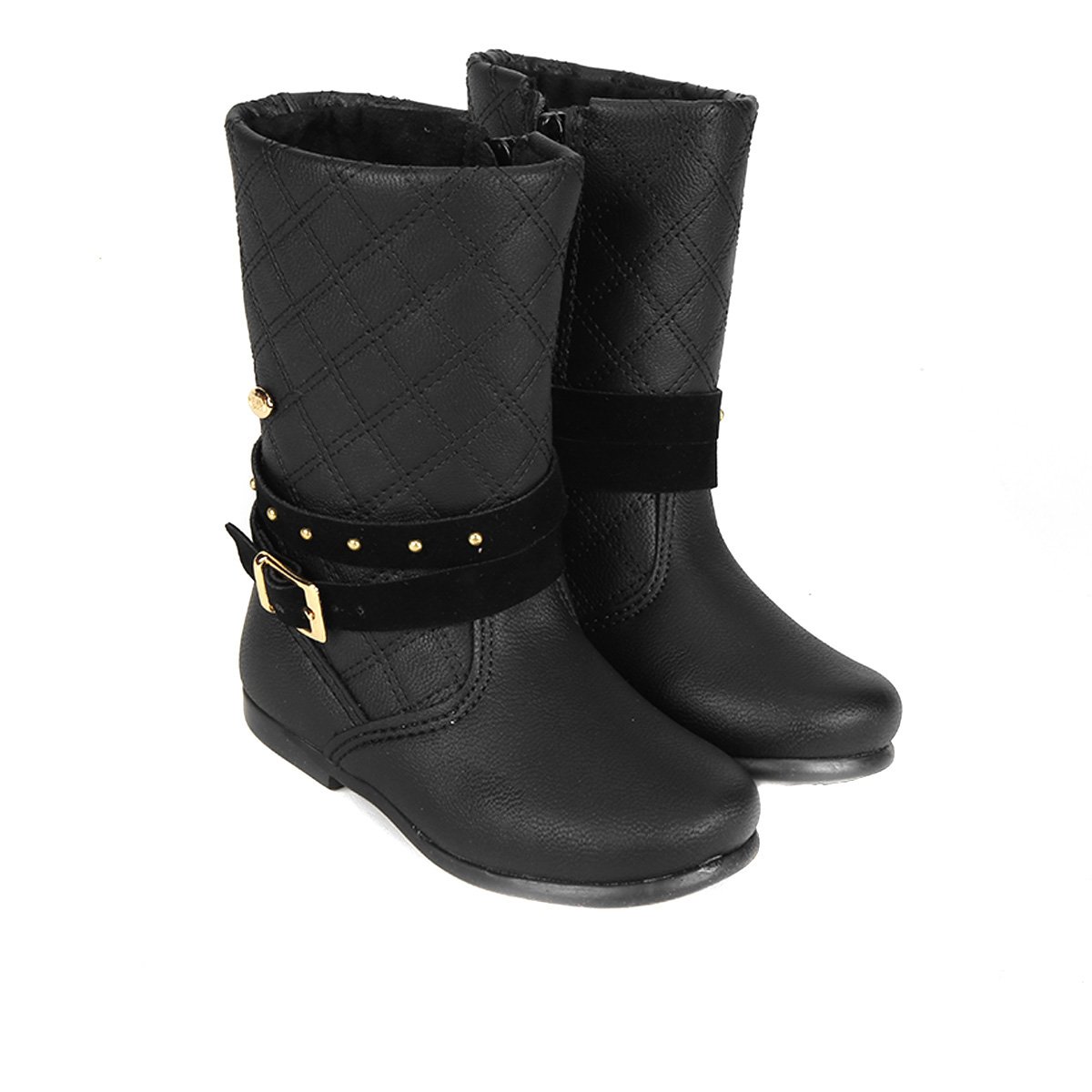 bota infantil feminina preta