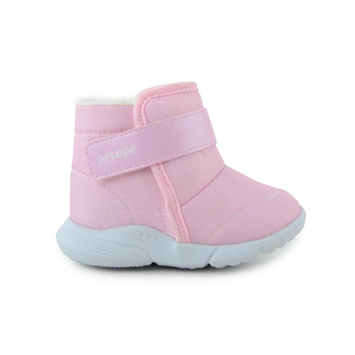 Bota Infantil Feminina Ortopé Sport Baby Rosa 22650073004 Zattini