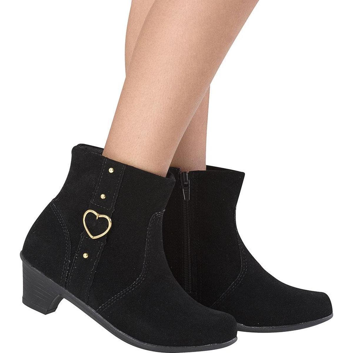 Bota Infantil Feminina Salto Social Festa Cano Alto Zattini