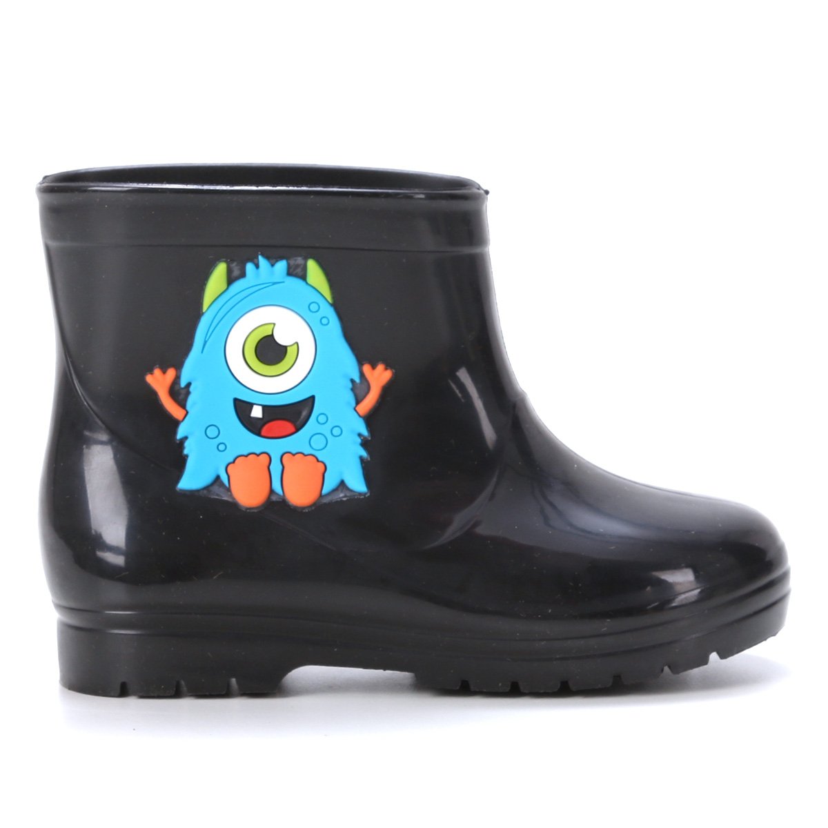 Bota Infantil Galocha Cano Curto Luelua Mosntrinhos Masculina - Preto é ruim? Bota Infantil Galocha Cano Curto Luelua Mosntrinhos Masculina - Preto é boa?