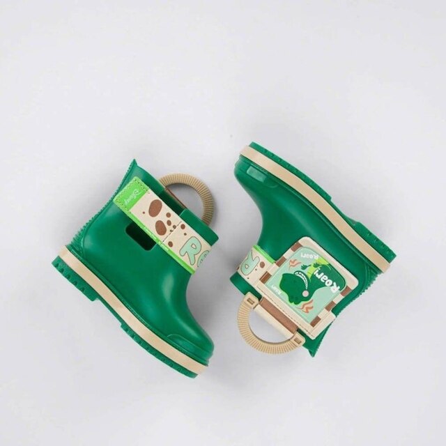 Bota Infantil Grendene 22729 Verde/Bege