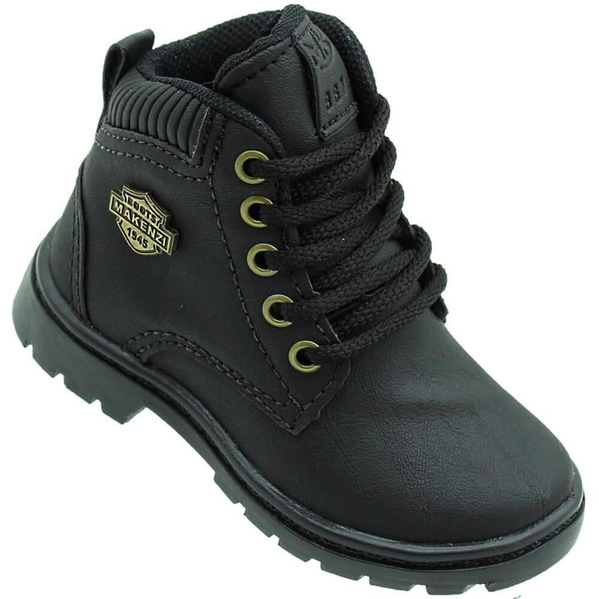Bota Infantil Makenzi Masculina - Preto | Zattini